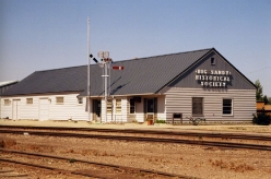 The depot in Big Sandy, MT.